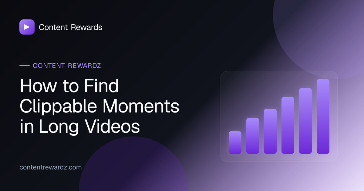 How to Find Clippable Moments in Long Videos