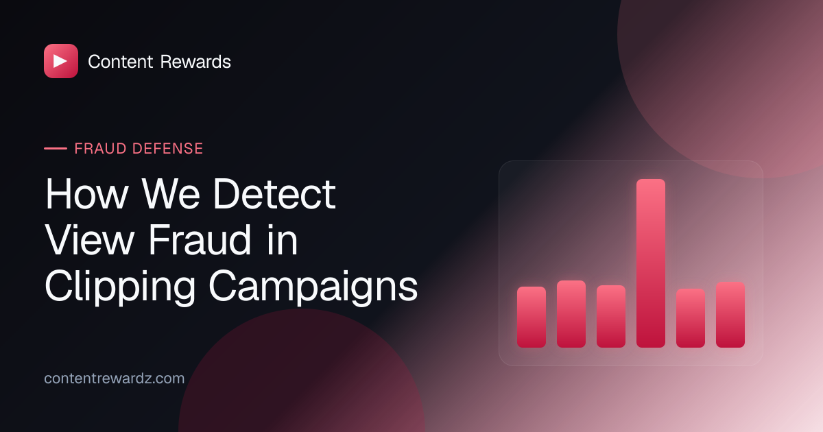 How We Detect View Fraud in Clipping Campaigns