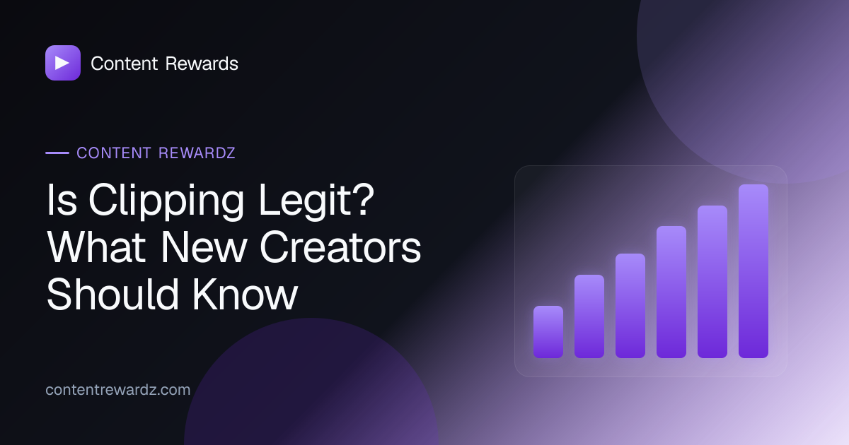 Is Clipping Legit? What New Creators Should Know