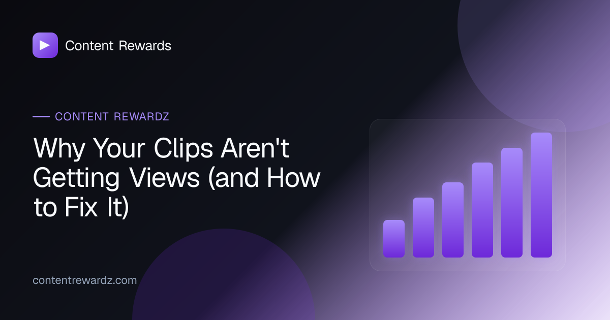 Why Your Clips Aren't Getting Views (and How to Fix It)