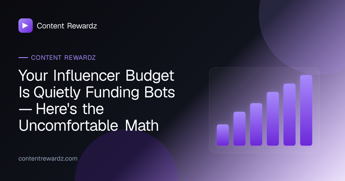 Your Influencer Budget Is Quietly Funding Bots — Here's the Uncomfortable Math